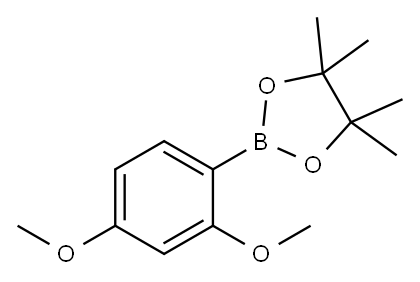 2,4-DIMETHOXYPHENYLBORONIC ACID, PINACOL ESTER Structure