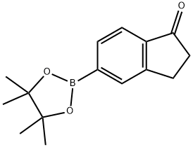 5-(4,4,5,5-TETRAMETHYL-[1,3,2]DIOXABOROLAN-2-YL)-INDAN-1-ONE, 214360-81-3, 结构式