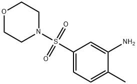2-甲基-5-(吗啉-4-磺酰基)-苯胺 结构式