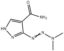 1H-Pyrazole-4-carboxamide, 3-(3,3-dimethyl-1-triazenyl)- 结构式