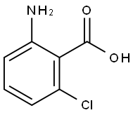 2-氨基-6-氯苯甲酸, 2148-56-3, 结构式