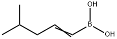 4-メチル-1-ペンテニルボロン酸 化学構造式