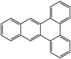 ジベンゾ[a,c]アントラセン 化学構造式