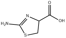 2-氨基-2-噻唑啉-4-羧酸 结构式