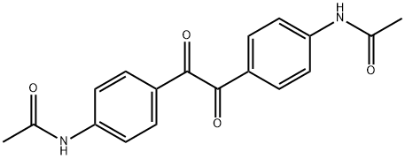 N-(4-(2-[4-(Acetylamino)phenyl]-2-oxoacetyl)phenyl)acetamide 结构式
