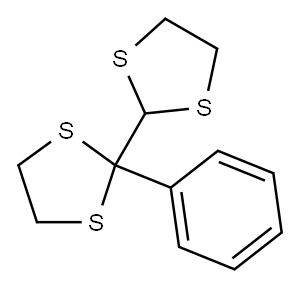 2-Phenyl-2,2'-bi(1,3-dithiolane) 结构式