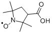 3-Carboxy-2,2,5,5-tetraMethylpyrrolidine 1-Oxyl Free Radical Struktur