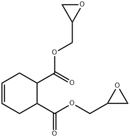 4-シクロヘキセン-1,2-ジカルボン酸ビス(オキシラン-2-イルメチル) 化学構造式