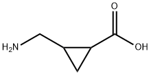 2-(氨基甲基)环丙烷-1-羧酸, 215597-45-8, 结构式
