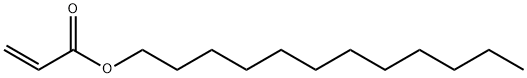 1-ドデカノールアクリラート 化学構造式