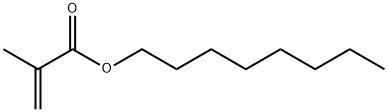 甲基丙烯酸正辛酯, 2157-01-9, 结构式