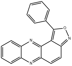 1-Phenylisoxazolo[4,3-a]phenazine 结构式