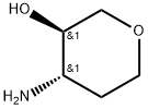 trans-4-AMinotetrahydropyran-3-ol Struktur
