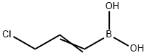反式-2-氯甲基乙烯基硼酸 结构式