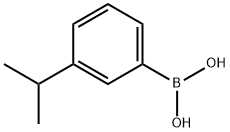 3-イソプロピルフェニルボロン酸 化学構造式