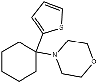 1-(1-(2-thienyl)cyclohexyl)morpholine Structure
