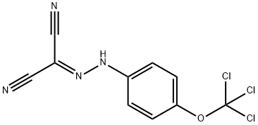 carbonylcyanide-4-trichloromethoxyphenylhydrazone Structure