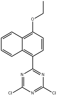 2,4-dichloro-6-(4-ethoxy-1-naphthyl)-s-triazine Structure