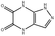 1H-Pyrazolo[3,4-b]pyrazine-5,6-diol(8CI) Structure