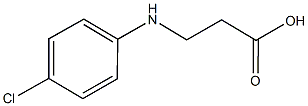 3-[(4-chlorophenyl)amino]propanoic acid Structure