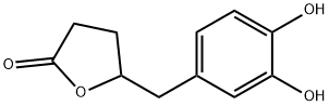 2(3H)-Furanone,5-[(3,4-dihydroxyphenyl)methyl]dihydro-(9CI) Structure