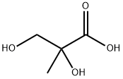 2,3-dihydroxy-2-methyl-propanoic acid Structure