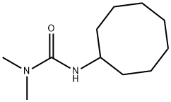 N'-シクロオクチル-N,N-ジメチル尿素 化学構造式
