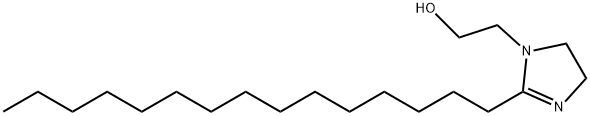 1-(2-ヒドロキシエチル)-2-ペンタデシル-2-イミダゾリン 化学構造式