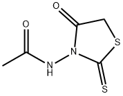 N-(4-OXO-2-THIOXO-THIAZOLIDIN-3-YL)-ACETAMIDE Struktur