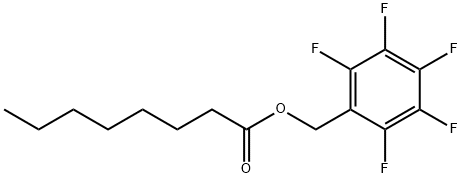 五氟苄基正辛酸酯 结构式