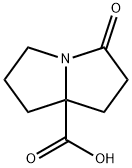 1H-Pyrrolizine-7a(5H)-carboxylicacid,tetrahydro-3-oxo-(9CI) Structure