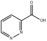 3-ピリダジンカルボン酸 化学構造式