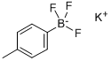 4-甲基苯基三氟硼酸钾 结构式