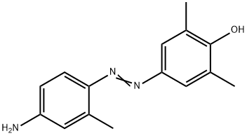 4-[(4-アミノ-o-トリル)アゾ]-2,6-キシレノール 化学構造式