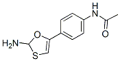 2-Amino-4(4-acetamido phenyl) thiozole Struktur