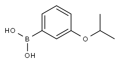 3-イソプロポキシフェニルボロン酸 化学構造式
