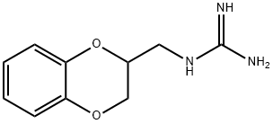 1-(2,3-ジヒドロ-1,4-ベンゾジオキシン-2-イルメチル)グアニジン 化学構造式