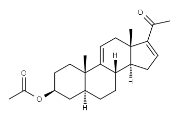 3Β-乙酰氧基孕甾-9(11),16-二烯-20-酮, 21650-83-9, 结构式