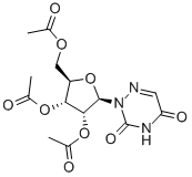 6-AZAURIDINE 2',3',5'-TRIACETATE Struktur
