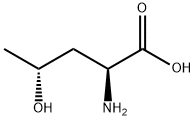 (4R)-4-ヒドロキシ-L-ノルバリン 化学構造式
