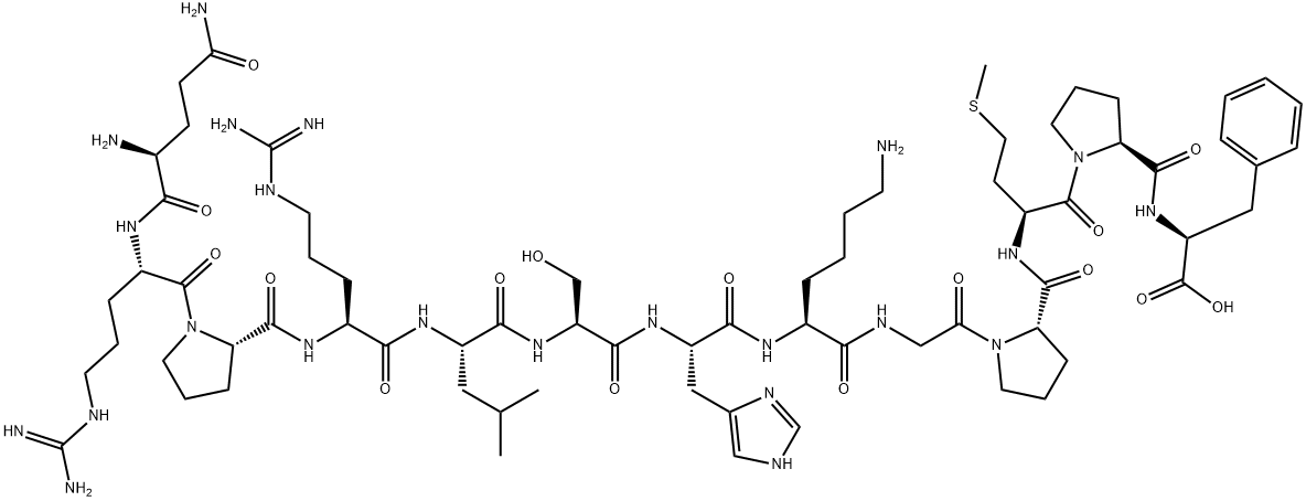 アペリン-13 (ヒト, ウシ, マウス, ラット) 化学構造式