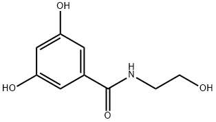 3,5-dihydroxy-N-(2-hydroxyethyl)benzamide  Struktur