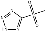 5-(メチルスルホニル)-1H-テトラゾール 化学構造式