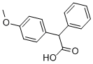 2-(4-甲氧苯基)-2-苯基乙酸 结构式