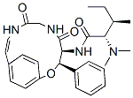 (2S,3R)-N-[(3R,4S)-5,8-Dioxo-3-phenyl-2-oxa-6,9-diazabicyclo[10.2.2]hexadeca-10,12,14(1),15-tetren-4-yl]-2-(dimethylamino)-3-methylpentanamide 结构式