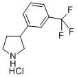 3-(3-Trifluoromethylphenyl)pyrrolidine Structure