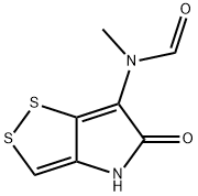 N-(4,5-Dihydro-5-oxo-1,2-dithiolo[4,3-b]pyrrol-6-yl)-N-methylformamide Structure