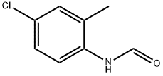 N-(4-クロロ-2-メチルフェニル)ホルムアミド 化学構造式