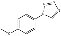 1H-TETRAZOLE, 1-(4-METHOXYPHENYL)- Struktur