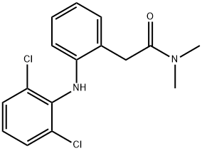 2-[(2,6-Dichlorophenyl)aMino]-N,N-diMethylbenzeneacetaMide Structure